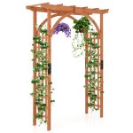 Arche de jardin en bois - relax4life - arche en treillis - pour plantes grimpantes - d�coration de f�te ...