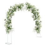 Arche de jardin pour d�coration plantes grimpantes et rosiers 290x230cm - m�tal - blanc