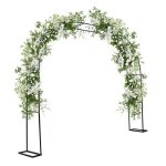 Arche de jardin pour d�coration plantes grimpantes et rosiers 290x230cm - m�tal - noir