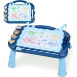 Ardoise magique enfanttablette de croquis planche � dessin magn�tique � 4 couleurs avec 3 stylos et 4 ...