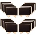 Ardoises mini 20pcs bois marqueurs buffet fte tagre