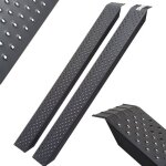 Arebos lot de 2 rampes daccs rampe de chargement pour moto rail de chargement en acier galvanis 400 ...