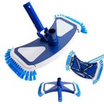 Arebos aspirateur pour piscine avec systme de clip raccord pour tuyau de piscine  32 / 38 mm brosse ...