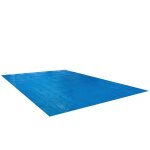 Arebos couverture solaire  bulles pour piscine rectangulaire bleu 6 x 4m 400  - microns