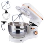 Arebos robot pâtissier professionnel 1500w bol dacier inoxydable 6 litres 6 vitesses fonction pulse blanc ... Arebos robot pâtissier professionnel 1500w bol dacier inoxydable 6 litres 6 vitesses fonction pulse blanc ...