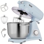 Arebos robot pâtissier professionnel 1800w retro bleu faible bruit robot de cuisine multifonction 6 litres ... Arebos robot pâtissier professionnel 1800w retro bleu faible bruit robot de cuisine multifonction 6 litres ...