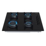 Arebos table de cuisson 4 feux cuisinire  gaz vitrocramique 60 cm arebos table de cuisson  gaz 4 ...