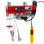 Arebos treuil palan lectrique 100 / 200kg 500w treuil palan  chaine  levier treuil palan  ascenseur ...