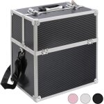 Arebos valise cosmétique 26l 13 compartiments serrure et clé incluses étages dépliables à 8 séparateurs ... Arebos valise cosmétique 26l 13 compartiments serrure et clé incluses étages dépliables à 8 séparateurs ...