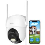 Arenti 25k / 4mp cam�ra surveillance wifi ext�rieure 24ghz / 5ghz cam�ra ip d�tection de mouvement pir ...