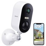 Arenti 2k cam�ra surveillance wifi ext�rieure sans fil solaire camera ip batterie ext�rieure 24 / 7 pan ...