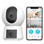 Arenti camra double objectif camra surveillance wifi intrieure 360 tlcommande notifications vision ...