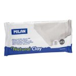 Argile naturelle - milan - blanche - 400 g - durcit  lair - ingrdients naturels