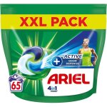 Ariel 4in1 podslessive liquide en capsules 65 lavages + active odor defensetouch of febrezeune odeur ...