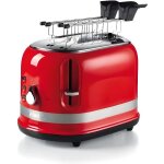Grille - pain - ariete - moderna - 2 tranches - 815w - rouge
