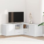 Armoire d angle blanc 200x40x45 cm bois ding�nierie