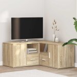 Armoire d angle ch�ne sonoma 160x40x45 cm bois ding�nierie