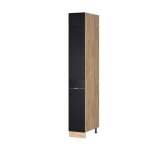 Armoire dapothicaire fame - line 30cm noir rayé chêne de force doré vicco Armoire dapothicaire fame - line 30cm noir rayé chêne de force doré vicco