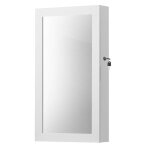 Armoire  bijoux mural armoire de rangement avec miroir psych serrure 37 x 105