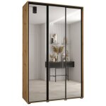 Armoire de chambre - abiksmeble cannes 2 - armoire à 3 portes coulissantes avec miroir 2052x150x45 cm ... Armoire de chambre - abiksmeble cannes 2 - armoire à 3 portes coulissantes avec miroir 2052x150x45 cm ...