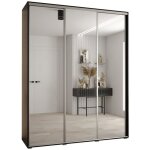 Armoire de chambre - abiksmeble cannes 2 - armoire à 3 portes coulissantes avec miroir 2052x200x45 cm ... Armoire de chambre - abiksmeble cannes 2 - armoire à 3 portes coulissantes avec miroir 2052x200x45 cm ...