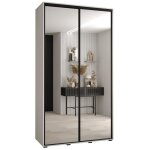 Armoire de chambre - abiksmeble cannes 2 - armoire à 2 portes coulissantes avec miroir 2052x130x45 cm ... Armoire de chambre - abiksmeble cannes 2 - armoire à 2 portes coulissantes avec miroir 2052x130x45 cm ...