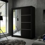 Armoire chambre à portes coulissantes avec miroir - pako 02 - 120x215x61 cm - fonctionnalité et esthétique ... Armoire chambre à portes coulissantes avec miroir - pako 02 - 120x215x61 cm - fonctionnalité et esthétique ...