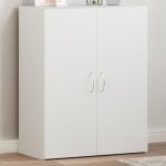 Armoire de classement blanc 60x32x775 cm bois d ing�nierie