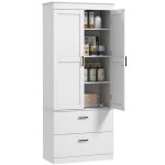 Armoire de cuisine homcom buffet cuisine vaisselier meuble de rangement moderne avec placard 2 tiroirs ... Armoire de cuisine homcom buffet cuisine vaisselier meuble de rangement moderne avec placard 2 tiroirs ...