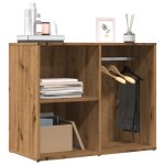Armoire de dressing - ch�ne artisanal - 80x40x65 cm - design �l�gant - espace de rangement spacieux