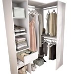 Armoire dressing double en bois mélaminé coloris blanc - longueur 98 x profondeur 41 x hauteur 187 cm ... Armoire dressing double en bois mélaminé coloris blanc - longueur 98 x profondeur 41 x hauteur 187 cm ...