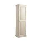 Armoire en pica - aubry gaspard - 1 porte - 4 casiers - bois massif - aspect bois