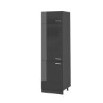 Armoire pour frigo r - line 60cm anthracite haute brillance anthracite vicco Armoire pour frigo r - line 60cm anthracite haute brillance anthracite vicco
