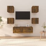 Meilleures armoire hifi suspendus ensemble de meubles tv muraux - chne fum - bois dingnierie ssd52178685 ...