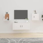 Meilleures armoire hifi suspendus meubles tv muraux 2 pcs blanc 40x345x40cm ssd96674773