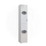 Armoire à linge irma 32x192cm blanc blanc haute brillance vicco Armoire à linge irma 32x192cm blanc blanc haute brillance vicco