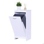 Armoire � linge relaxdays sac � linge escamotable 48 l 90 x 40 x 35 cm r�sistante � lhumidit� blanche ...