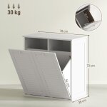 Armoire � linge armoire de salle de bain avec 2 paniers � linge armoire de salle de bain avec poign�es ...