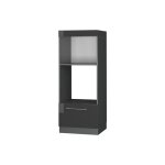 Armoire micro - ondes fame - line 60cm ouvert anthracite haute brillance anthracite vicco