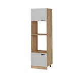 Armoire micro - ondes r - line 60cm blanc campagne ch�ne de force dor� vicco