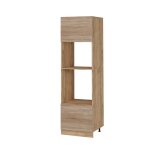 Armoire micro - ondes r - line 60cm sonoma chne de force dor vicco