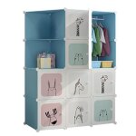 Armoire modulable de rangement enfant 12 cubes - penderie de rangement penderie v�tements - en plastique ...