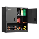 Armoire murale atelier - vevor - 762 x 31 x 762 cm - armoire � outils garage suspendue en m�tal - rangement ...