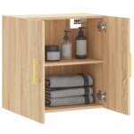 Armoire murale chêne sonoma 60x31x60 cm bois dingénierie armoire rangement meuble salle bains meuble ... Armoire murale chêne sonoma 60x31x60 cm bois dingénierie armoire rangement meuble salle bains meuble ...