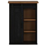 Armoire murale de cuisine - star - meuble haut à suspendre halden - porte coulissante noir 49x225x70 ... Armoire murale de cuisine - star - meuble haut à suspendre halden - porte coulissante noir 49x225x70 ...