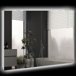 Armoire murale miroir de salle de bain - kleankin - clairage led - portes 3 niveaux tagres rglable ...