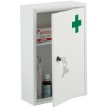 Armoire  pharmacie verrouillable 2 niveaux acier hxlxp: 32x215x8 cm pour mdicaments accrocher blanc ...