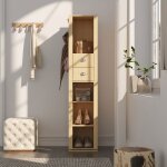 Vestiaire pivotante avec miroir pour l?entrée meuble d?entrée avec 2 tiroirs et 4 compartiments ouverts ... Vestiaire pivotante avec miroir pour l?entrée meuble d?entrée avec 2 tiroirs et 4 compartiments ouverts ...