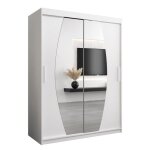 Armoire porte coulissante miroir elypse l 150 h 200 corps blanc mat2 portes garde robe penderie vêtement ... Armoire porte coulissante miroir elypse l 150 h 200 corps blanc mat2 portes garde robe penderie vêtement ...