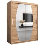 Armoire porte coulissante miroir elypse l 150 h 200 corps chêne artisan2 portes garde robe penderie vêtement ... Armoire porte coulissante miroir elypse l 150 h 200 corps chêne artisan2 portes garde robe penderie vêtement ...